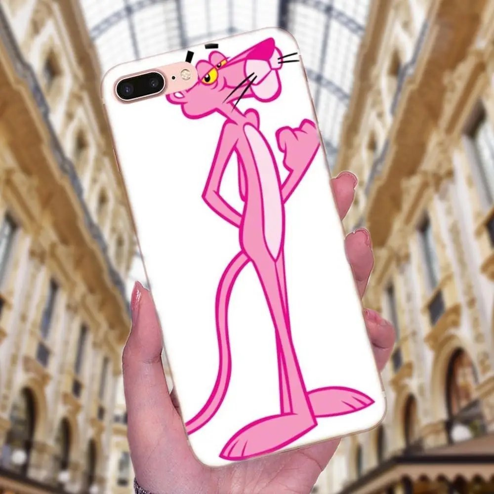 Kawaii Розовая пантера Новинка мульти для Huawei P7 Honor 4C 5A 5C 5X 6 6C 6A 6X 7 7X 8 9 V8 V10 Y3II Y5II Y6II G8 Play