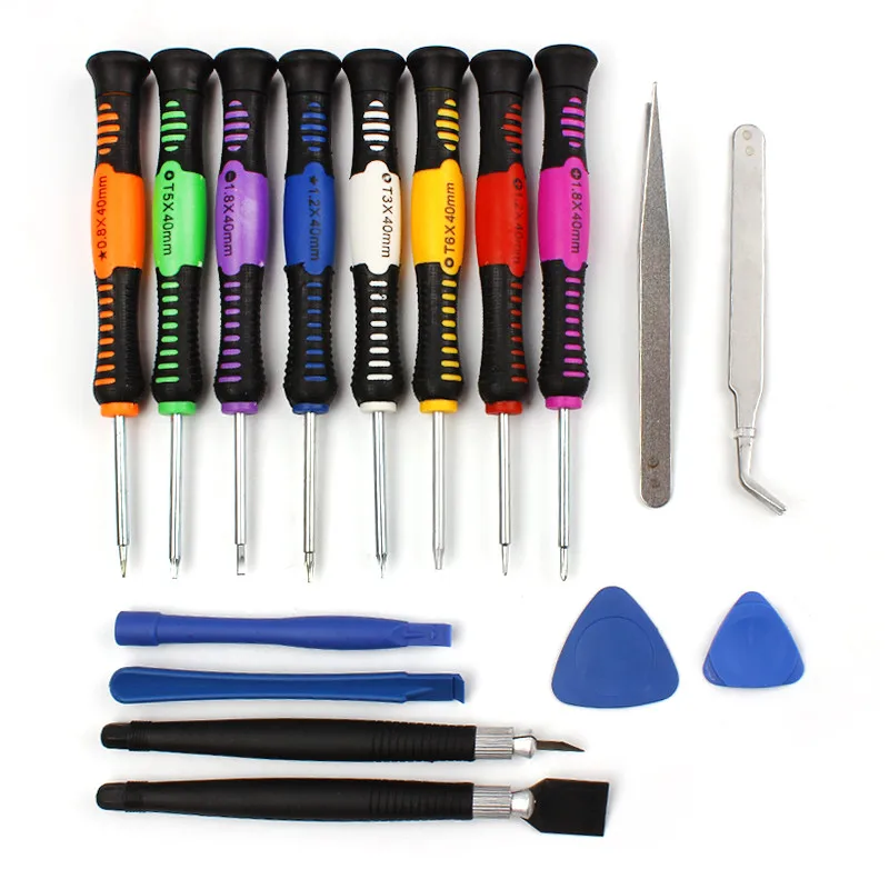 16 in 1 Mobile Phone Cellphone Opening Repair Tools Screwdrivers Set Kit Precision For iPhone/Samsung/Huawei Tablet Hand Tools