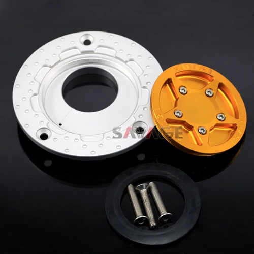 Топливный бак газа Кепки Крышка для HONDA CBR 250RR/400RR/600RR/600F4/600F4I/900RR/1000F/1000RR/1100XX CBR1000RR CBR250RR CBR1100XX фрезерный станок с ЧПУ - Цвет: Gold