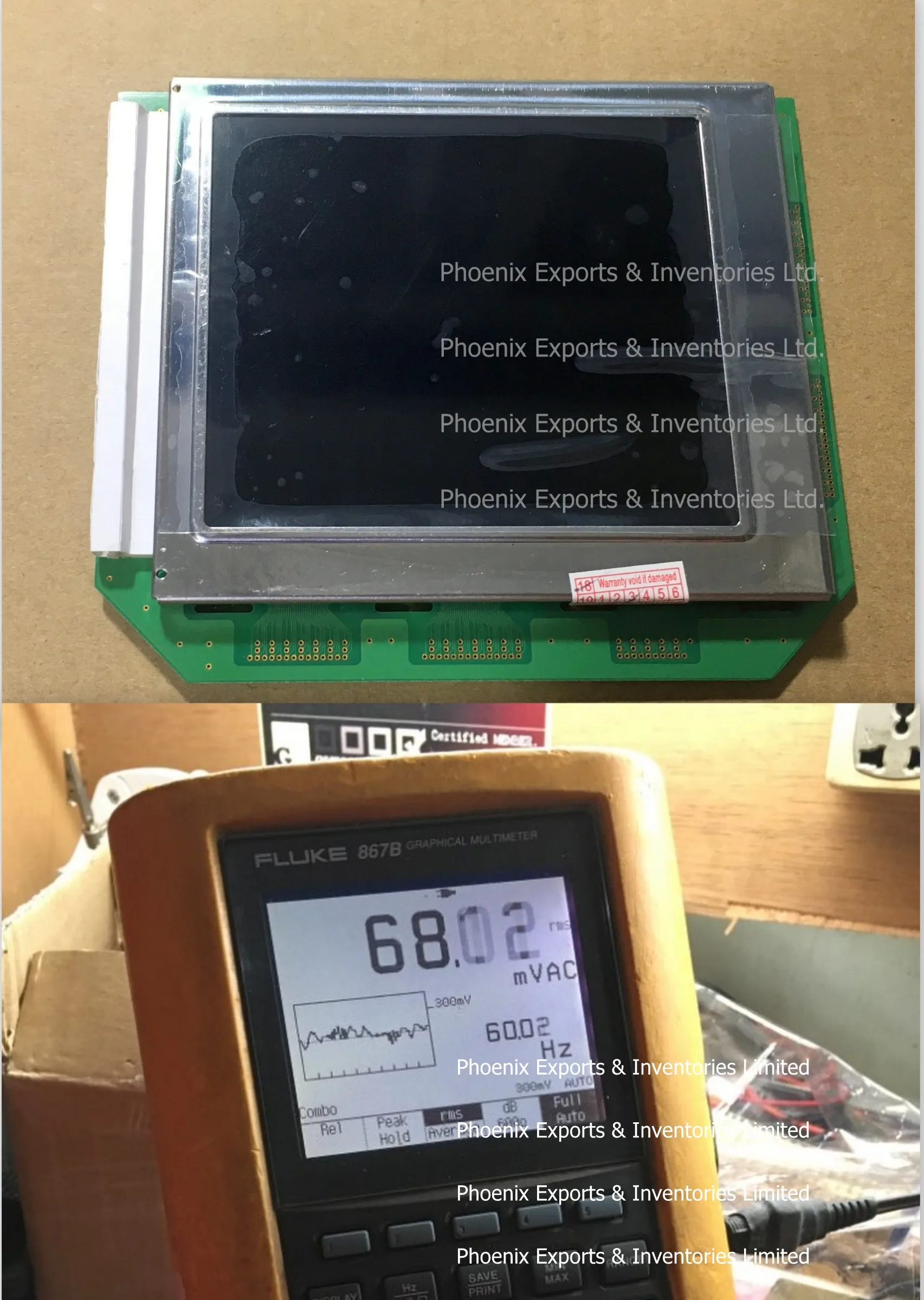 ЖК экран для панели дисплея графического мультиметра Fluke 867B|display panel|hitachi lcdhitachi lcd