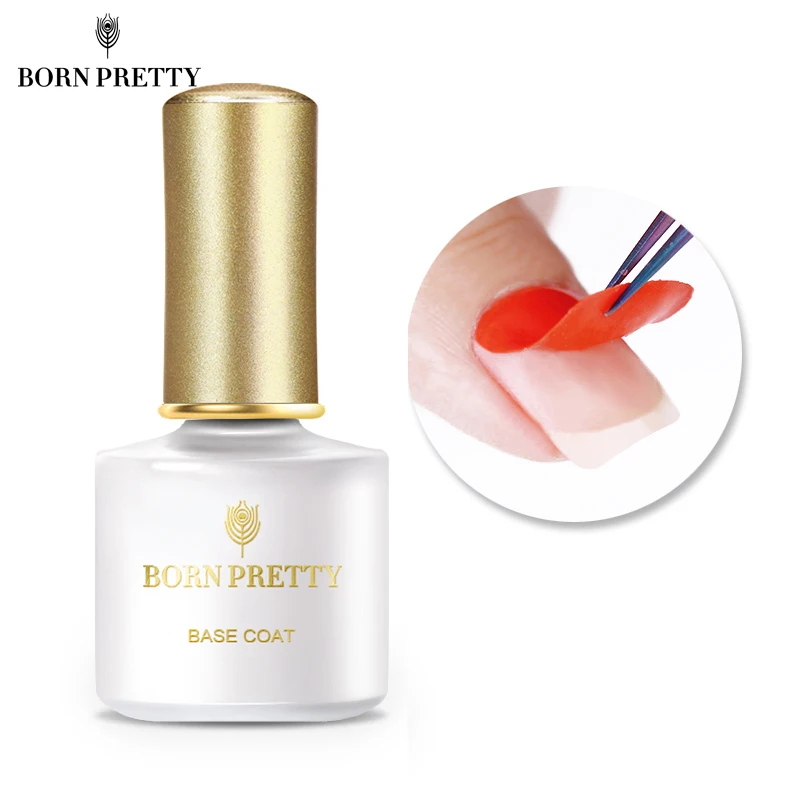 Базовое покрытие BORN PRETTY для снятия гель лака ногтей 6 мл не нужно снимать водная