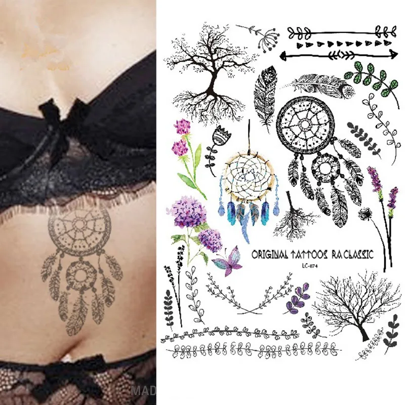 Новинка 2017 стильная модная искусственная татуировка в разных стилях красочная