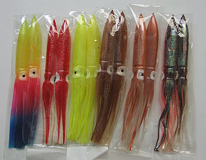 10 дюймов морская рыболовная приманка осьминог юбка морское Троллинг игра тунец