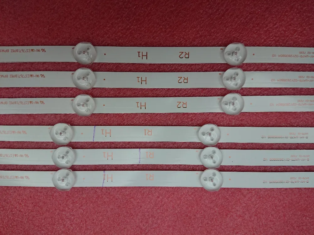 Новый 10 Набор = 120 шт R1 L1 R2 L2 Светодиодная лента Замена для 47LA6200 47LN5400 6916L-1527A 6916L-1528A