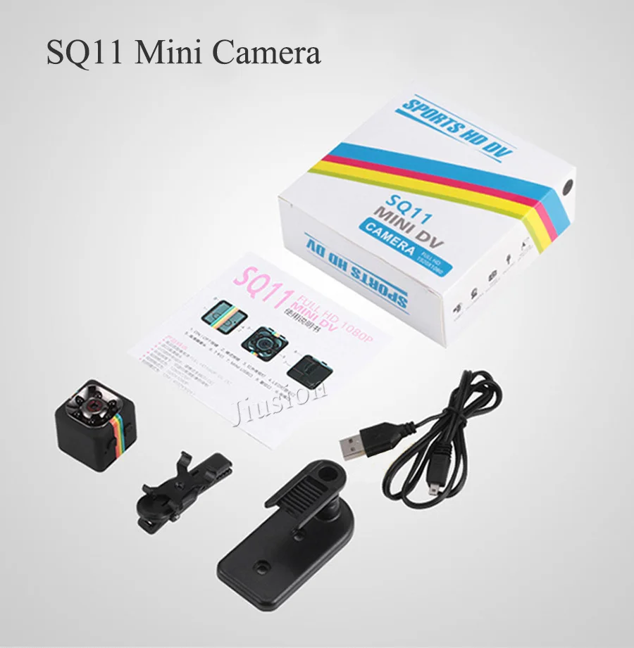 SQ11 Mini Camera SQ6 SQ11 мини камера видеонаблюдения видеокамера Full HD 1080P ночное видение маленькая Спортивная видео DVR камера датчик движения Обнаружение - Цвет: SQ11 Mini Camera