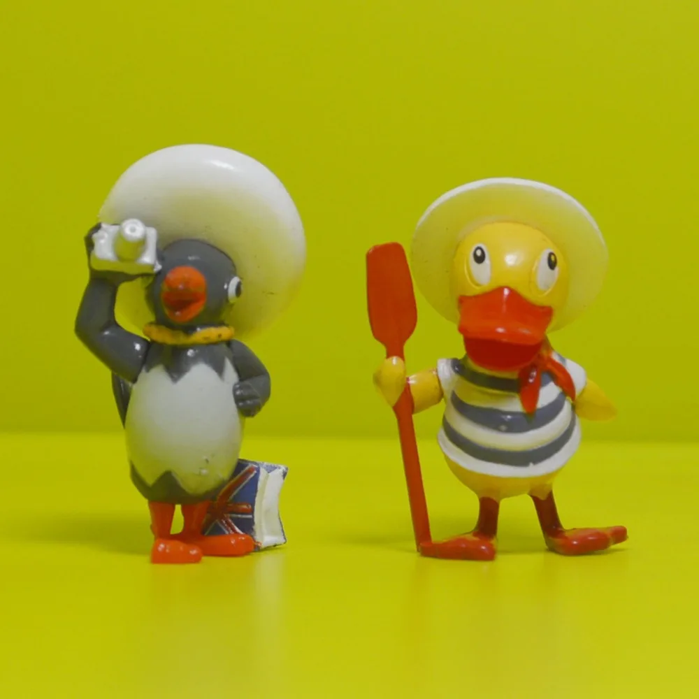 Утка гребли животных миниатюрный Сказочный Сад домашнее украшение для дома мини