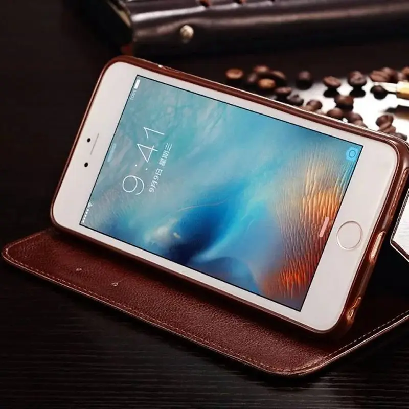 Adorption флип чехол для Apple iPhone 7/7 Plus Роскошный из искусственной кожи с ремешком
