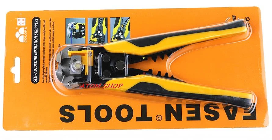 

HS-D1 AWG24-10 (0.2-6.0mm2 ) design Multifunctional automatic stripping pliers Cable wire Stripping Crimping tools