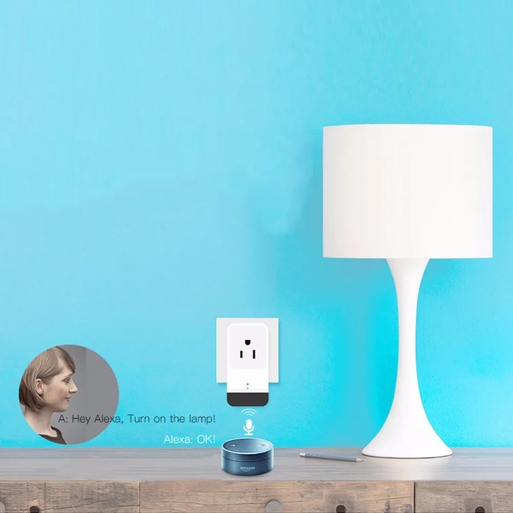 Умная розетка с ИК подсветкой Wi Fi голосовым управлением и через приложение|smart plug
