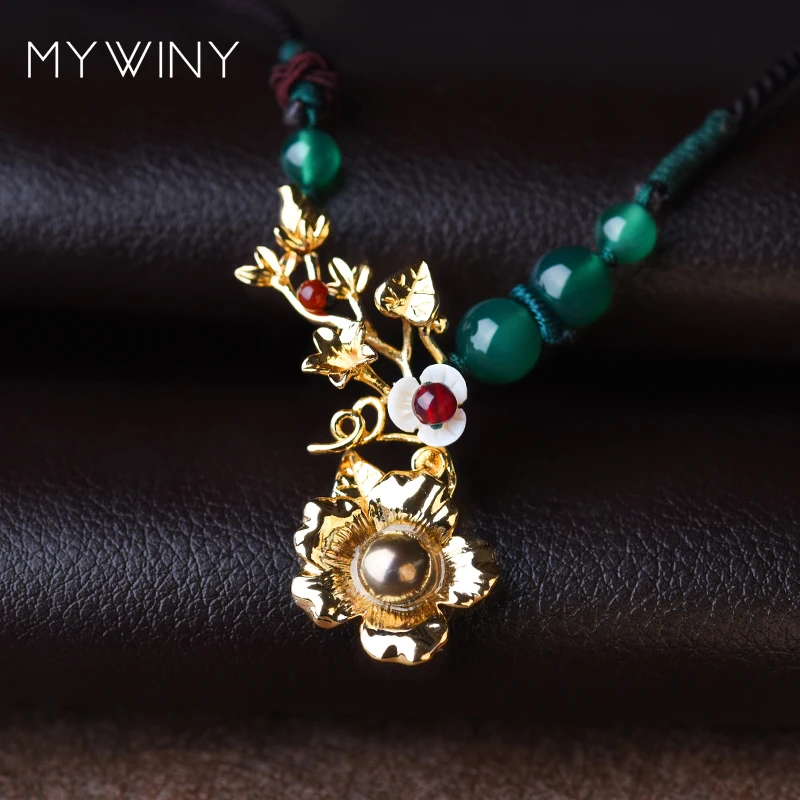 MYWINY новые чокеры цветок этническое ожерелье модные украшения из ракушек женское