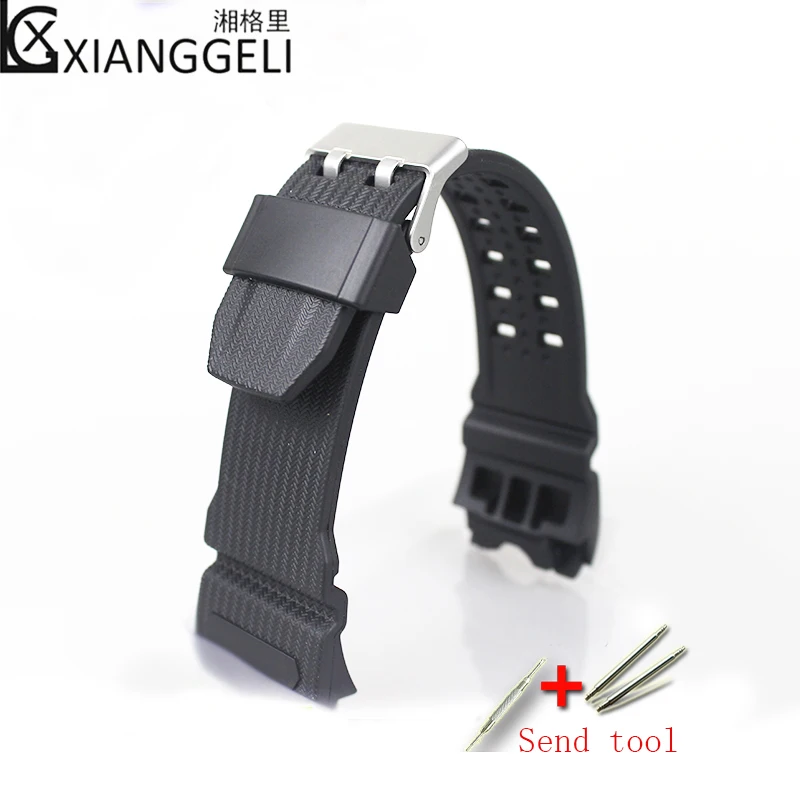 

Watch accessories For Casio black watch straps resin G-SHOCK GWG-1000-1A A3 A9 1A5 GB DC Men's sports casual fashion strap