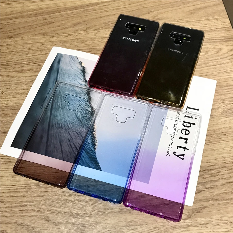 Colorful Rainbow Case For Samsung Galaxy Note 9 8 TPU Cover S10 S10E S8 Plus S9 A5 A7 2017 A6 J4 J6 J2 Pro 2018 Soft Cases |