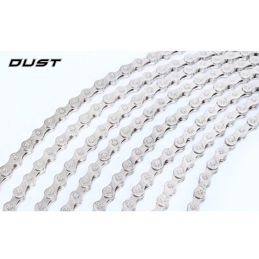 

DUST Bicycle Chain 9 Speed 116 links For MTB Mountain Road Bike Bicicleta Parts Steel Full Plating Cycling Chain