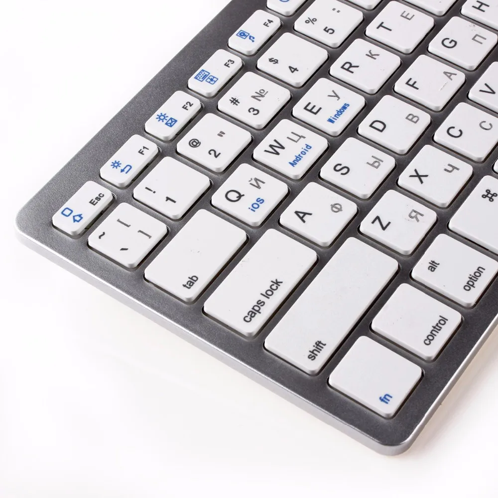 Kemile Беспроводная русская клавиатура Bluetooth 3 0 для планшета ноутбука смартфона с