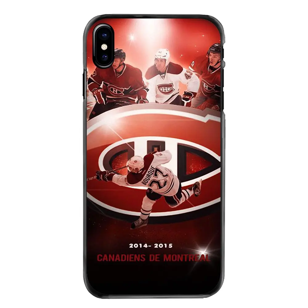 CH Montreal Canadiens Flag Logo Hockey Team For iPhone 4 4S 5 5S 5C SE 6 6S 7 8 Plus X XR XS Max iPod Touch Phone Bag Case |