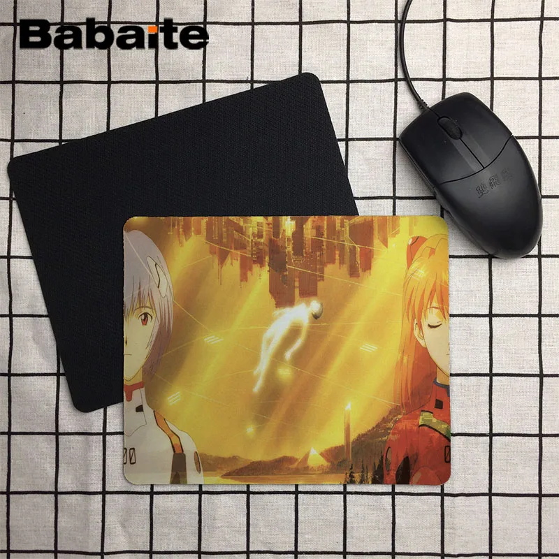 Babaite заказной кожи Neon Genesis Evangelion прочный резиновый коврик для мыши Размер для 18x22 см 25x29 см резиновые коврики для мыши