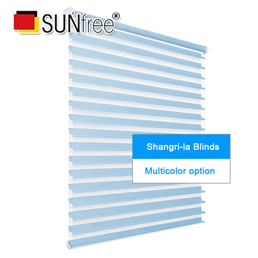 Shangri-la Blinds Электрические жалюзи зебра с дистанционным управлением, Индивидуальный размер, полиэстер, ткань, моторизованные жалюзи, рулонные шторы для дома, офиса, отеля - Цвет: Shangri-la Blinds