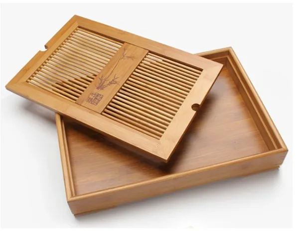 1 шт. чайный набор кунг фу Натуральный Бамбуковый поднос культурных традиционные