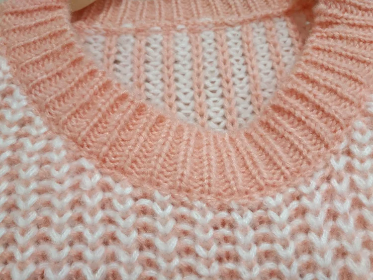 Pink Sequins Ice Cream Knit Sweater Women Beading Ball Street Loose Pullover Clothing Autumn Winter Chic Clothing