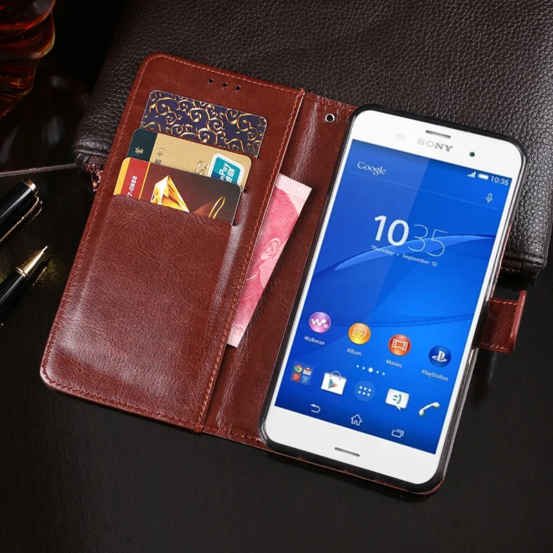 Чехол для Sony Xperia Z3 чехол высококачественный флип-кожаный чехол-кошелек телефона |