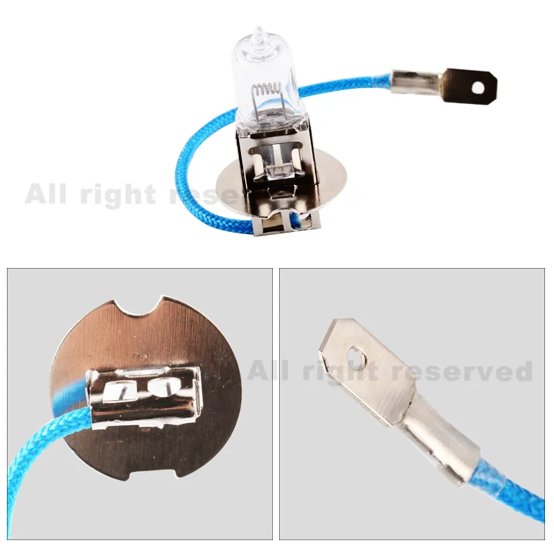 Лампа дневного света H3 24 в 70 Вт 3200K желтого цвета 2 шт.|car light source|h3 24vh3 24v 70w |