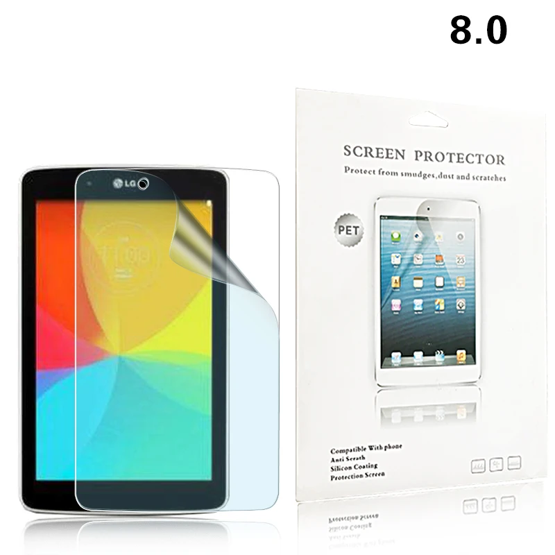 Explosion-proof Nano soft film For LG G Pad2 F 8.0 V495 V496 V498 8.0" Anti-shatter screen protector films Not Tempered Glass