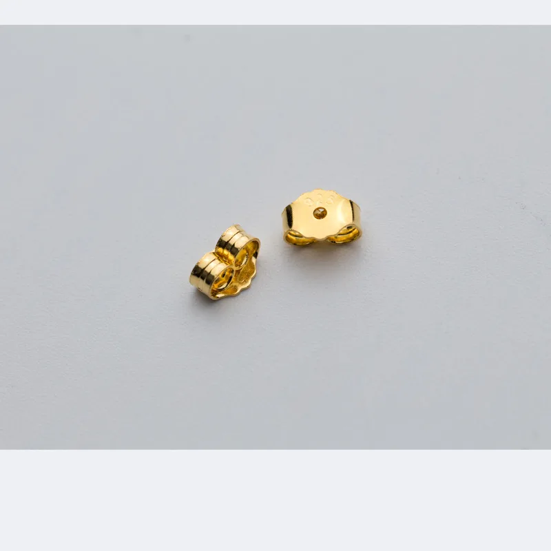 2 gold 20 пар/лот, 925 пробы, серебряные серьги-бабочки, серьги из розового золота, гайки, пробки для рукоделия, ювелирное изделие - Цвет: 2 gold