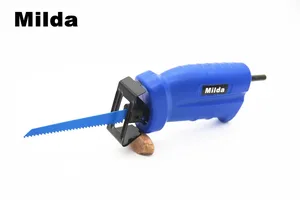 Сабельная пила Milda, приспособление для электродрели, для резки металла и дерева, 3 лезвия