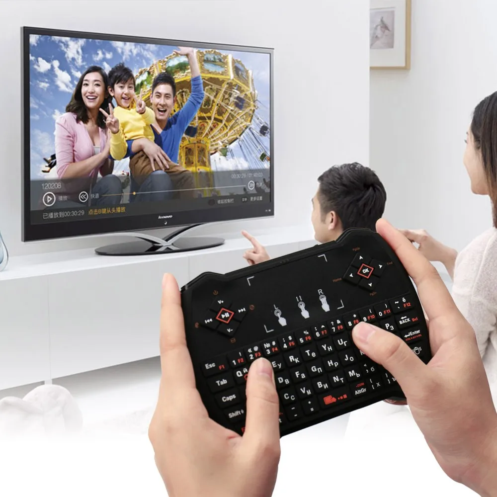 Zoweetek мини беспроводная клавиатура с английской подсветкой 2 4 ГГц игровая