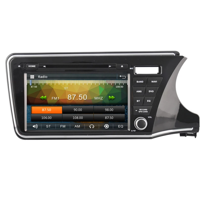 8 дюймов Автомобильный dvd плеер GPS навигация для Honda City 2014 2015 Зеркало Ссылка 3G WiFi