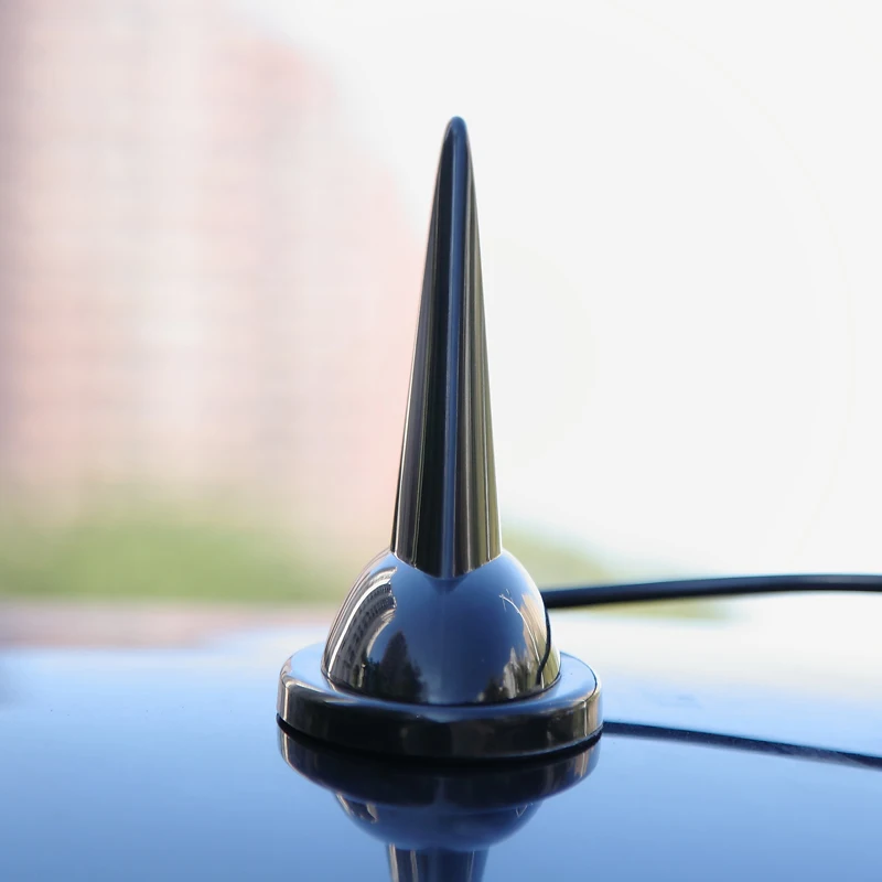 Антенна ABBREE Shark Fin SMA-Female 144/430МГц VHF UHF двухдиапазонная для радиостанций Baofeng UV-5R UV-82 BF-888S UV-9R Plus Walkie Talkie.