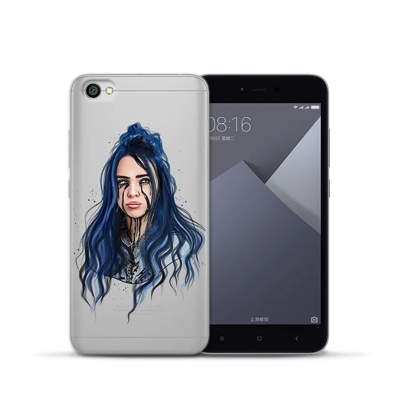Роскошные Billie eilish для Xiaomi Redmi Mi 8 6 A2 Lite 5X 6X A1 6A 4X 4A 5 9 Plus Note 4 5A Prime Pro крышка чехол Coque чехол-футляр