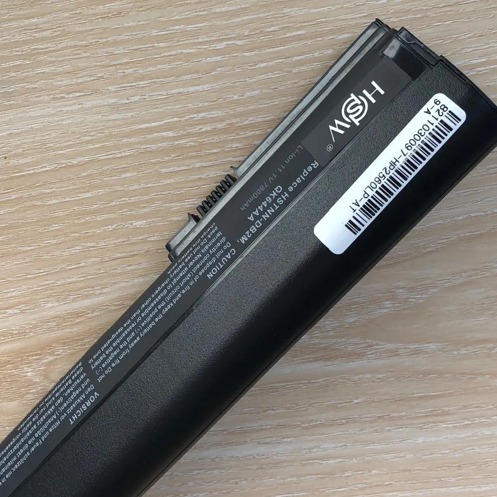 9 ячеек 7800 мАч аккумулятор для ноутбука HP SX06XL SX09 EliteBook 2560p 2570p HSTNN UB2L QK644AA