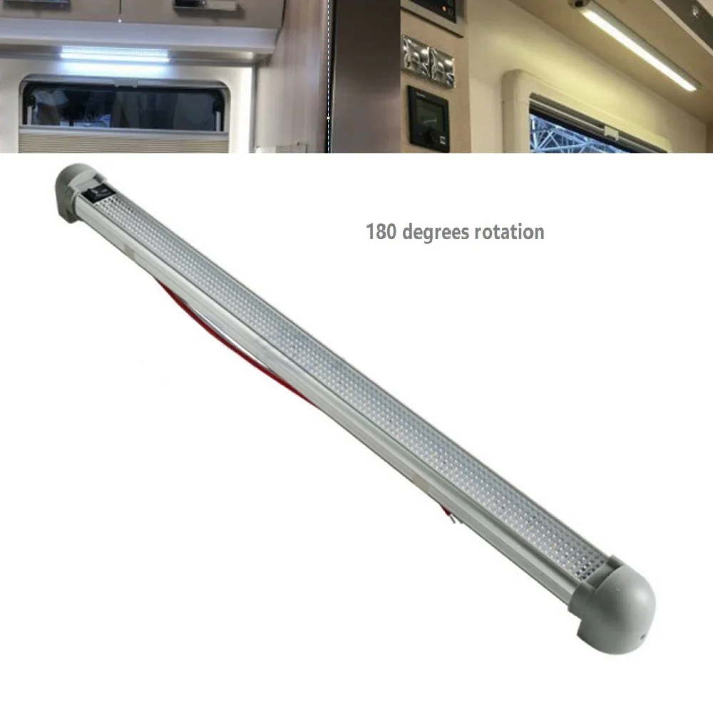12 v/24 v/28 v DC Светодиодные ленты огни, под кабинет Поворотная лампа для кемпинга бары для RV, лодка, корабль, яхты, морской, туристических жилых трейлеров, б/у