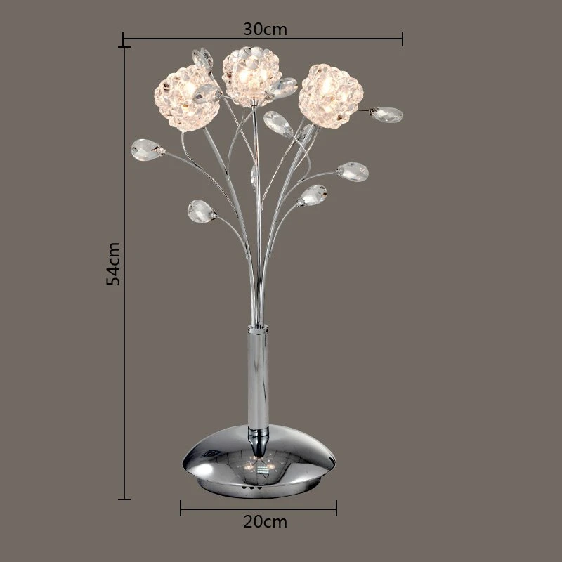 Европейская роскошная Настольная лампа с кристаллами креативная Модная