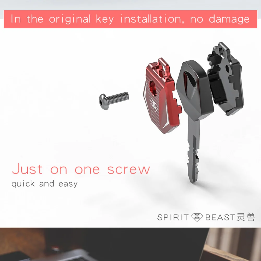 

Spirit Beast CNC Aluminum Motorcycle Key Case Cover Motorbike for Suzuki GW250 EN125 EN150 GN125 GSX125 GSX150 GZ150 GR150 HJ125