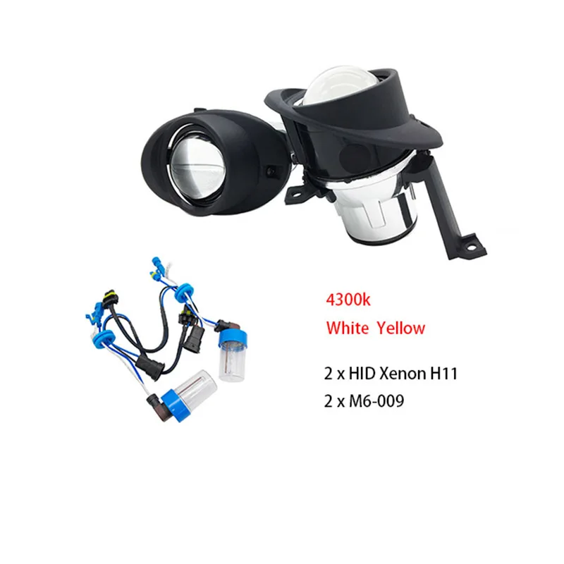 TAOCHIS 2,5 противотуманный светильник HID ксеноновый проектор Объектив для CADDY TOURAN POLO VENTO CITIGO VOLKSWAGEN H11 противотуманная фара - Цвет: 4300K
