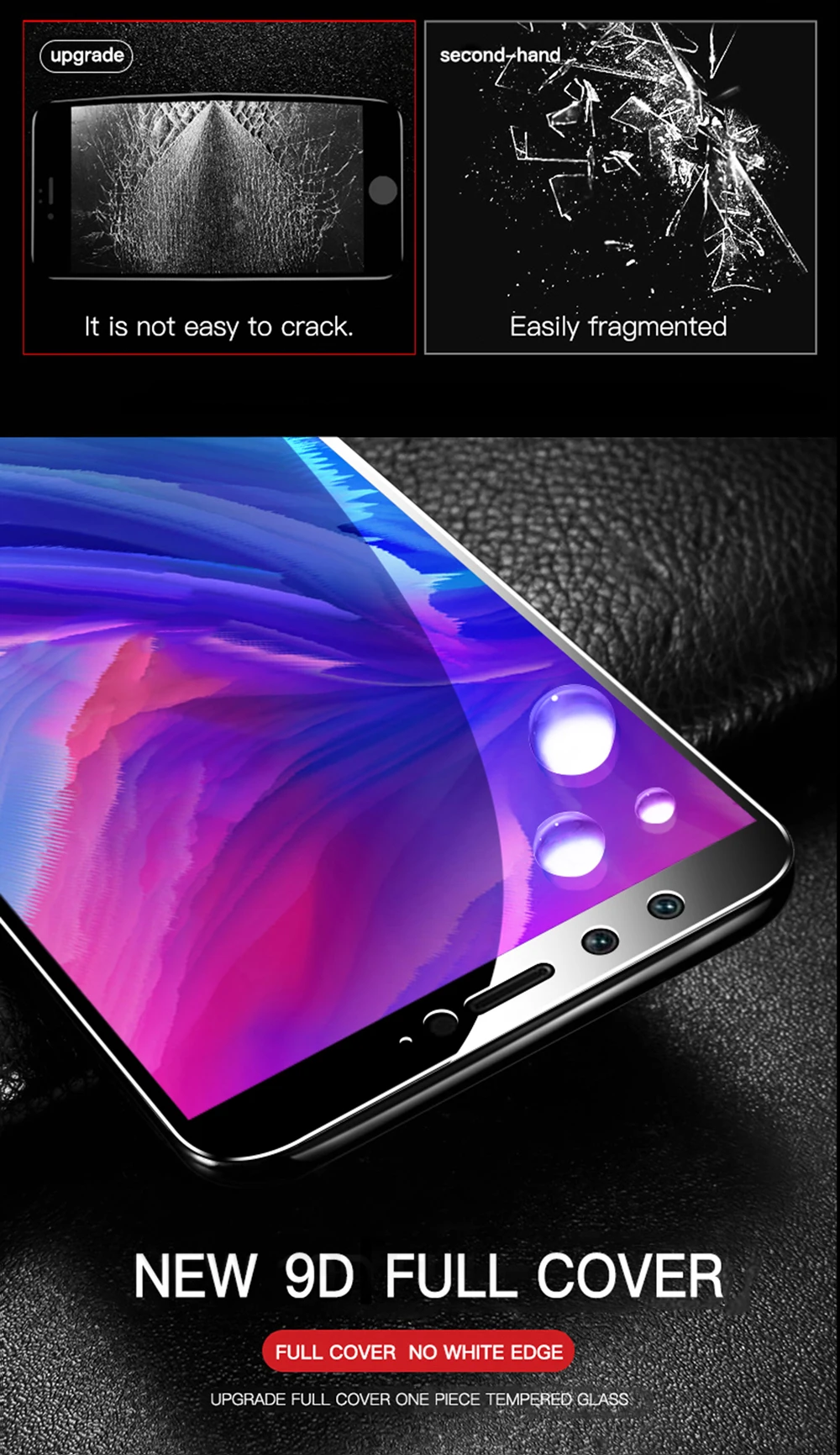 9D полное покрытие из закаленного стекла для huawei mate 10 20 Honor 8 9 10 Lite 8X 8A View V10 V20 защитная пленка, стекло