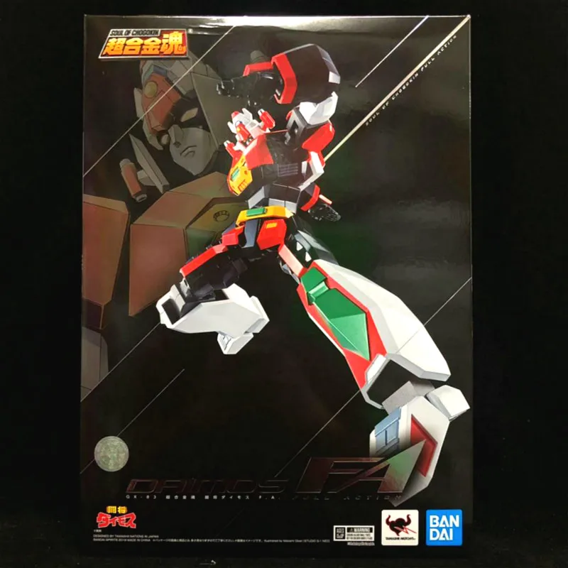 PrettyAngel-подлинный духов бандаи тамаши нация душа Chogokin GX-83 Tosho Daimos F.A. Экшн-фигурка |