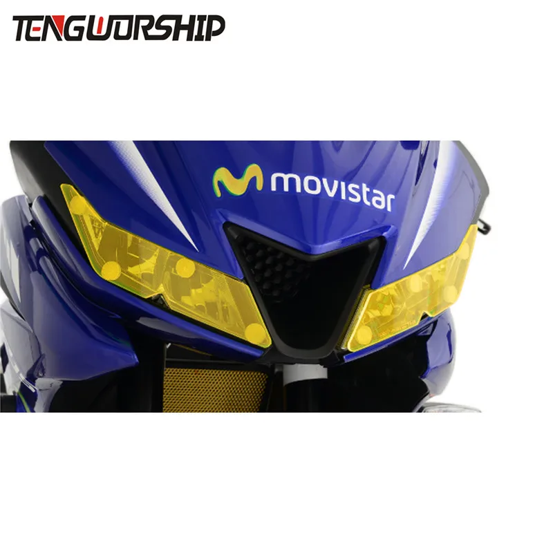 Teng Worship для YAMAHA YZF R 15 R15 V3.0 2017 2018 Защитная крышка фар мотоцикла линза