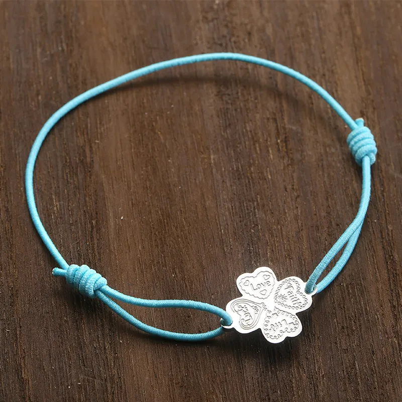 Женский браслет с подвеской четыре сердца золотого цвета 2018|bracelets for|love charm braceletcharm