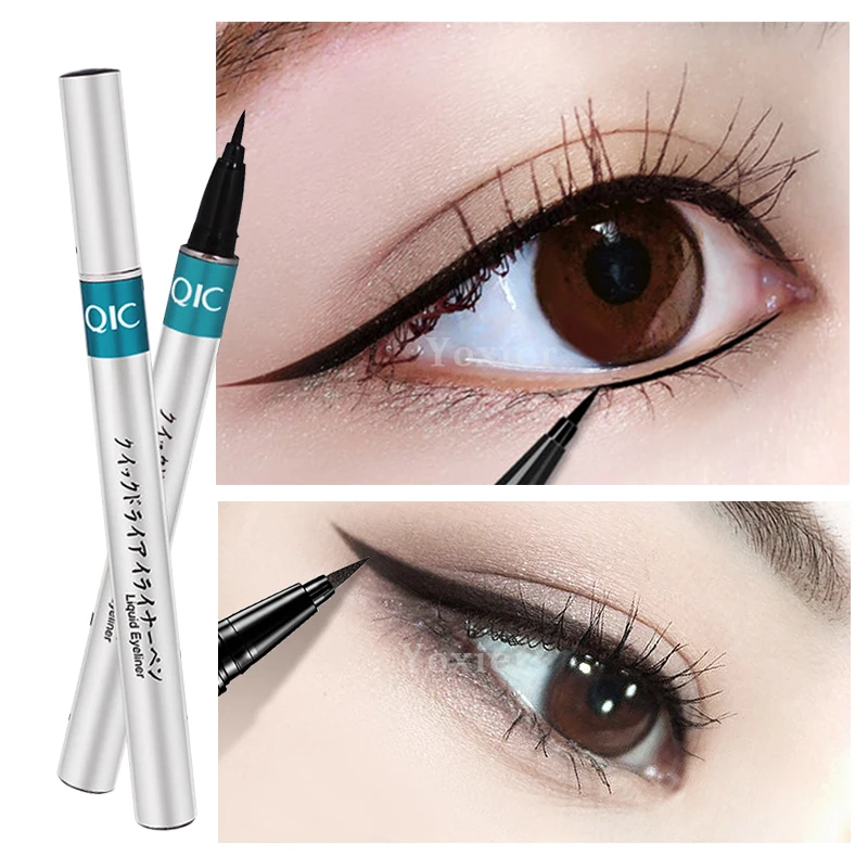 QIC 1 шт. черная водостойкая жидкая подводка для глаз Make Up beauty Comestics стойкая Водостойкая Подводка для глаз Водостойкая Подводка для макияжа