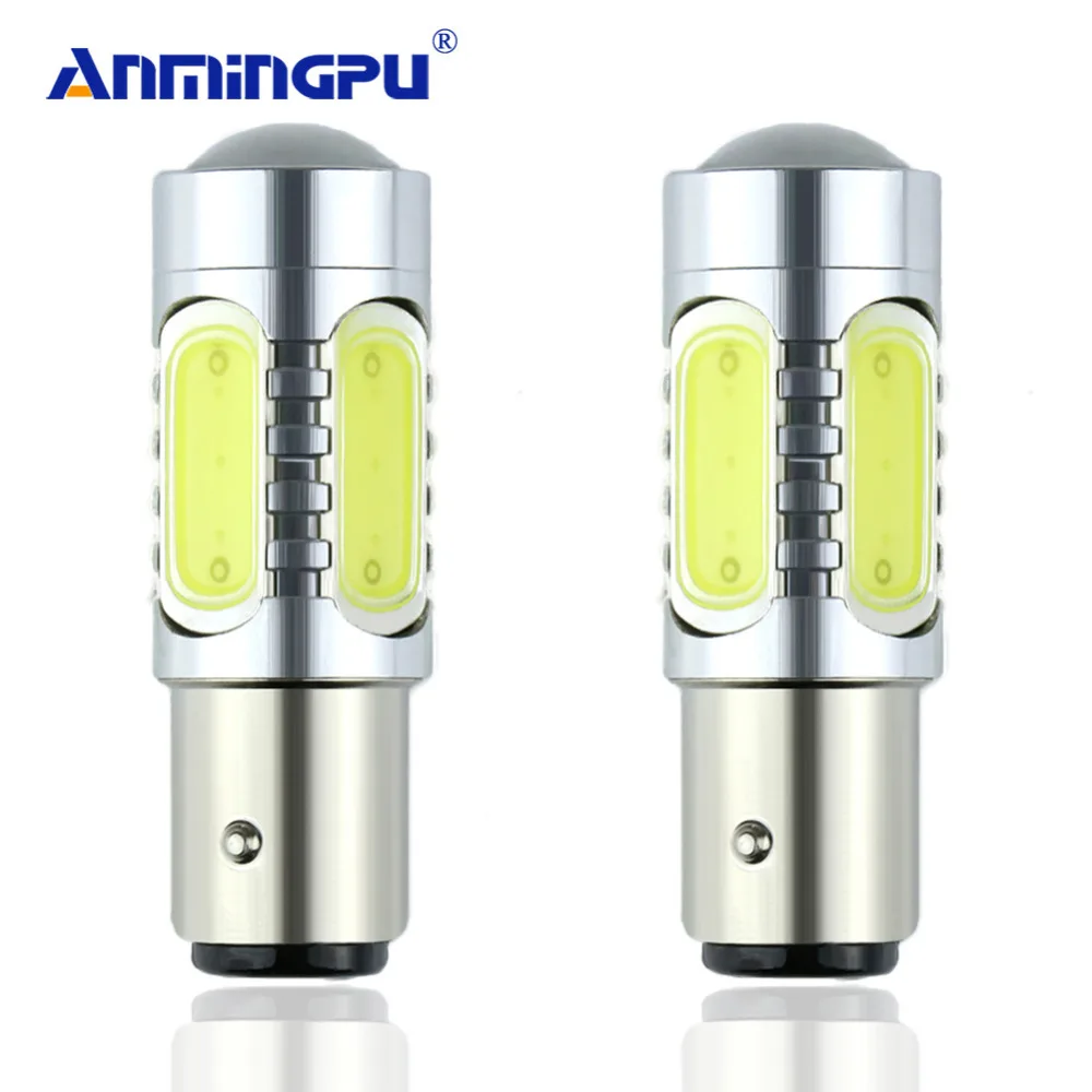 Сигнальный светильник ANMINGPU 2x COB P21/5w Bay15d 1157 светодиодный фонарь