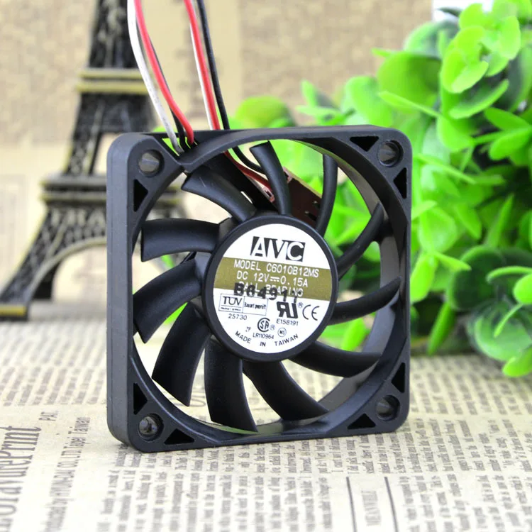 Оригинал для AVC F6010B12MS C6010B12H 6010 12В 0.1A 0.15A вентилятора | Компьютеры и офис