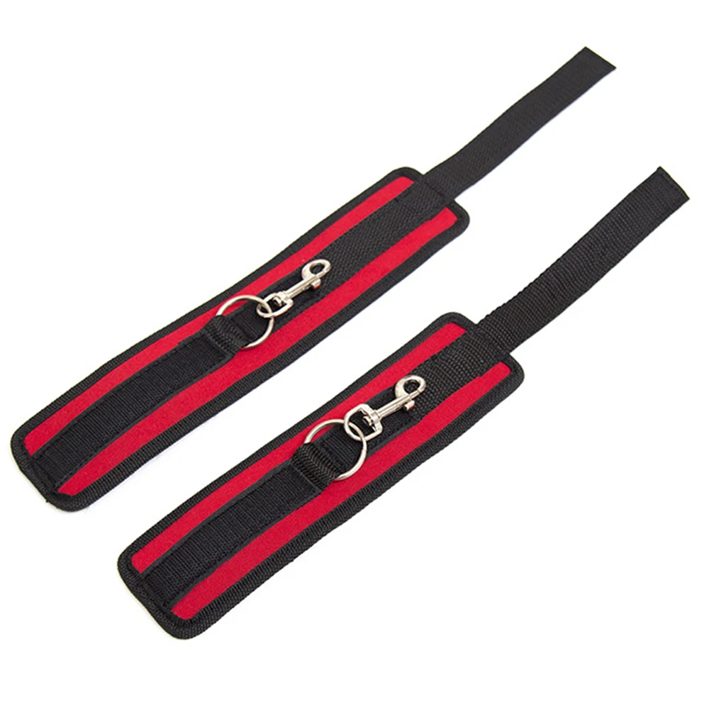 Черно красное смешивание высокое качество БДСМ бондаж под кроватью пары секс