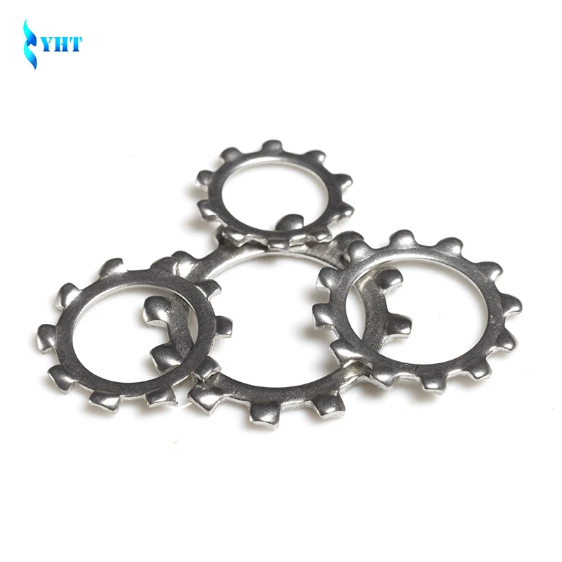 DIN6797A M3 M4 M5 M6 M8 M10 M12 304 Stainless Steel Washer External Teeth anti slip loose gasket Lock Washers GB862.1 SUS304 |