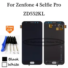 Черный/белый для Asus Zenfone 4 Selfie Pro ZD552KL Z01MD Z01MDA ЖК дисплей + сенсорный