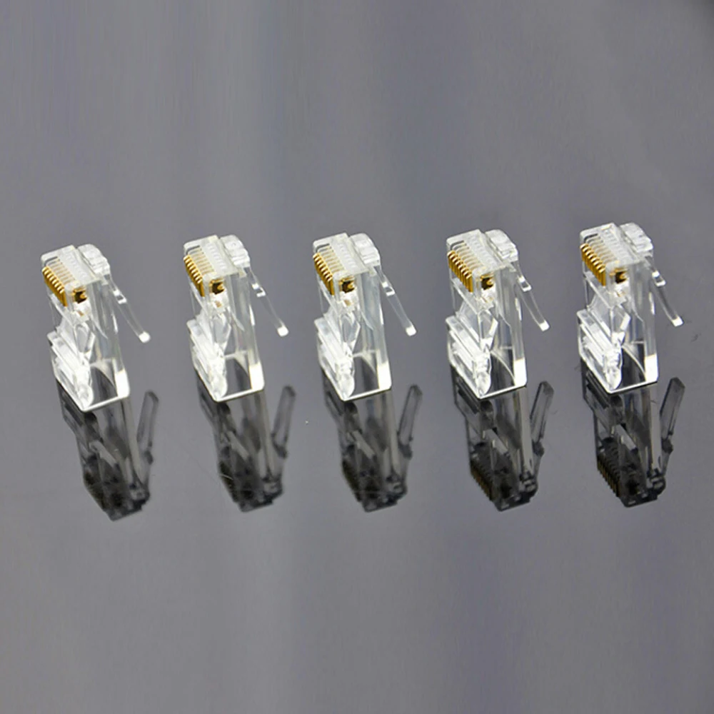 100 шт./лот RJ45 RJ 45 CAT5 CAT6 модульный разъем сетевой разъем|rj45 wall connector|rj45 5econnector header |
