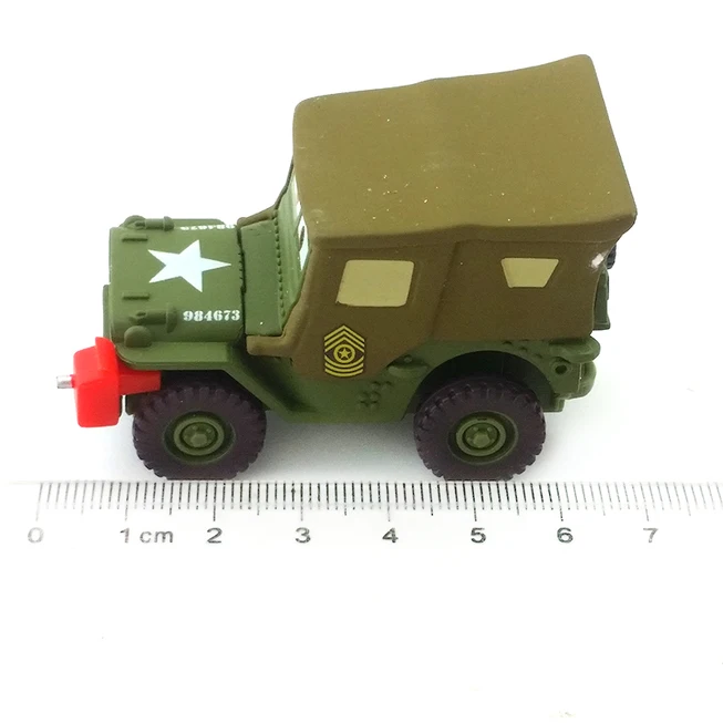 Disney Pixar Автомобили Pit Crew члены Sarge 1:55 Diecast металла Игрушечная машина из сплава