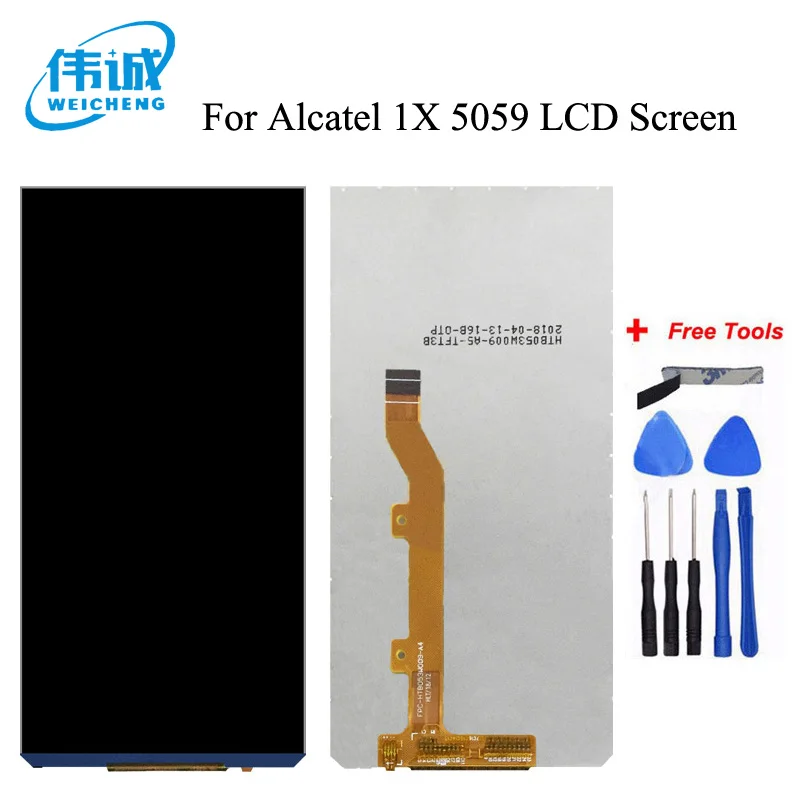 ЖК-экран с сенсорным экраном для Alcatel 1X 5059D 5059A 5059I 5059X 5059Y OT5059 сменный сенсорный